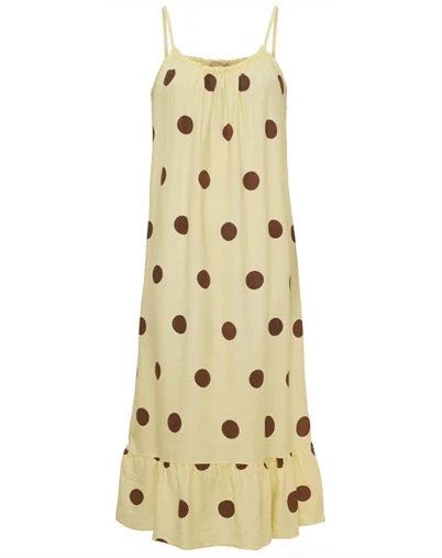 Marta du Chateau - MDCLuliana Kjole - Yellow